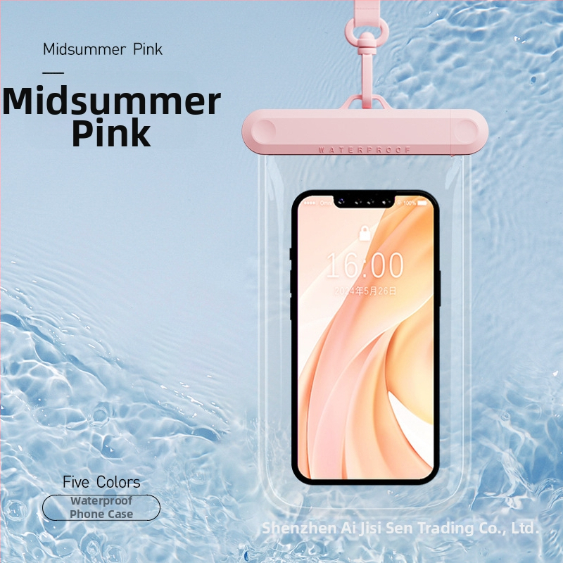 AILUNSEN Ārējā ūdensizturīgā telefona somiņa - skārienjūtīga, ABS+TPU+PVC, der telefoniem līdz 7,2 collām, ūdensizturīga auduma