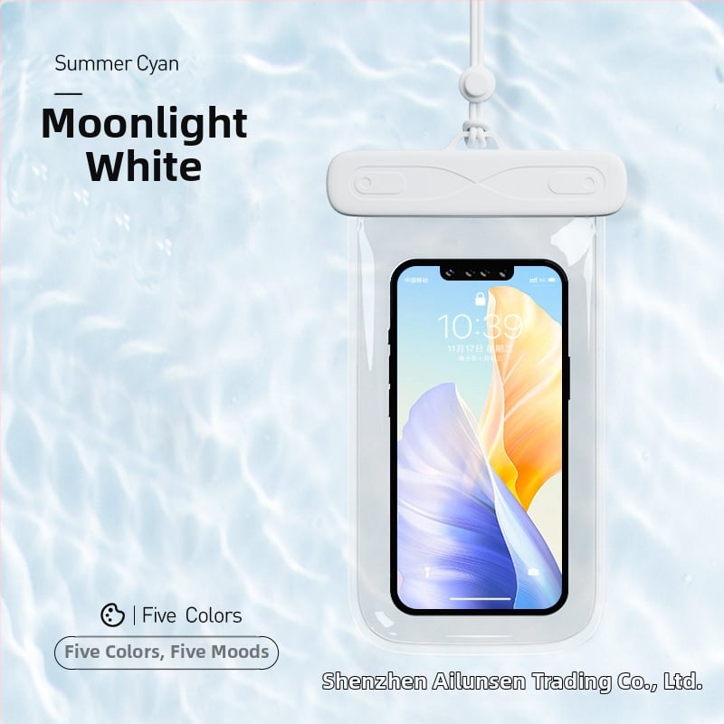 AILUNSEN Ārējā ūdensizturīgā telefona somiņa - skārienjūtīga, ABS+TPU+PVC, der telefoniem līdz 7,2 collām, ūdensizturīga auduma