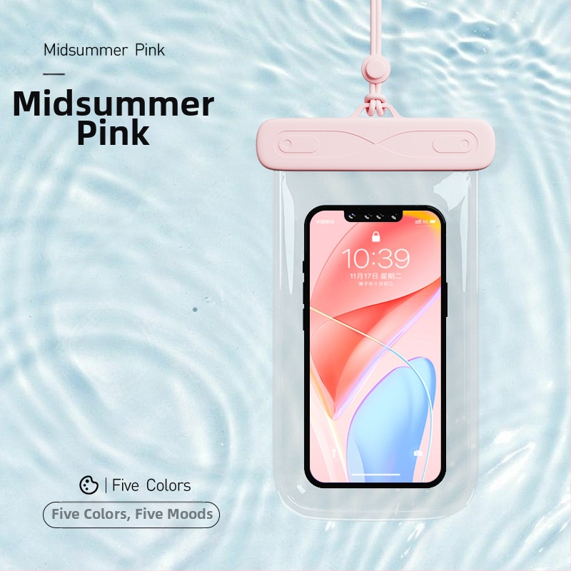 AILUNSEN Ārējā ūdensizturīgā telefona somiņa - skārienjūtīga, ABS+TPU+PVC, der telefoniem līdz 7,2 collām, ūdensizturīga auduma