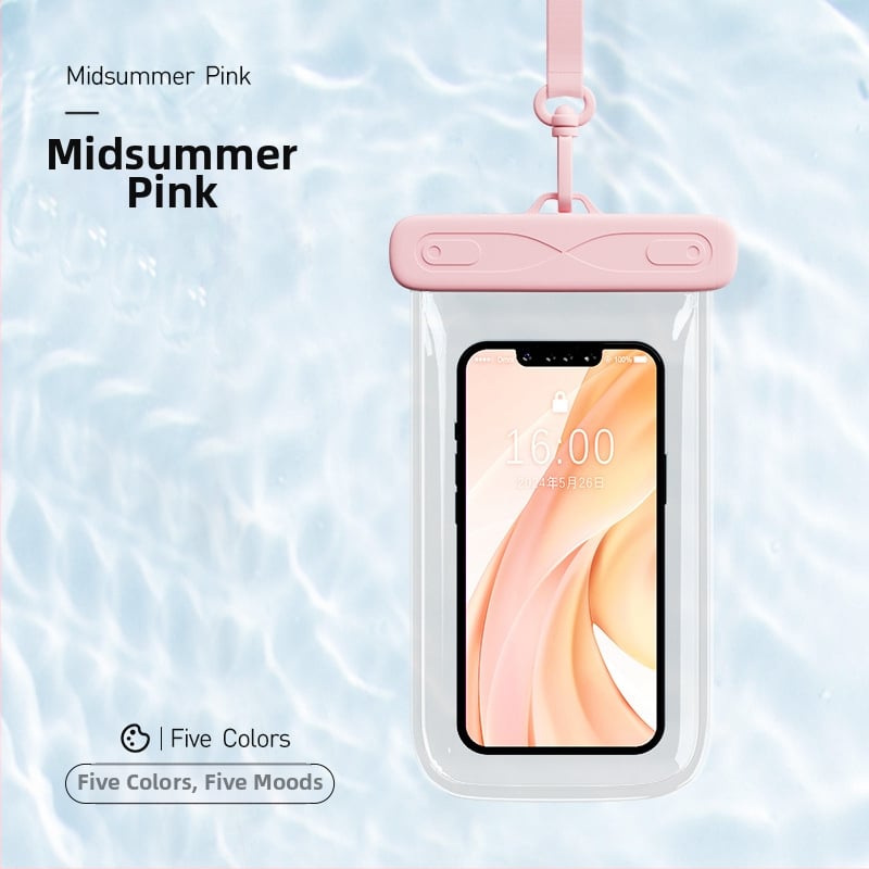 AILUNSEN Ārējā ūdensizturīgā telefona somiņa - skārienjūtīga, ABS+TPU+PVC, der telefoniem līdz 7,2 collām, ūdensizturīga auduma