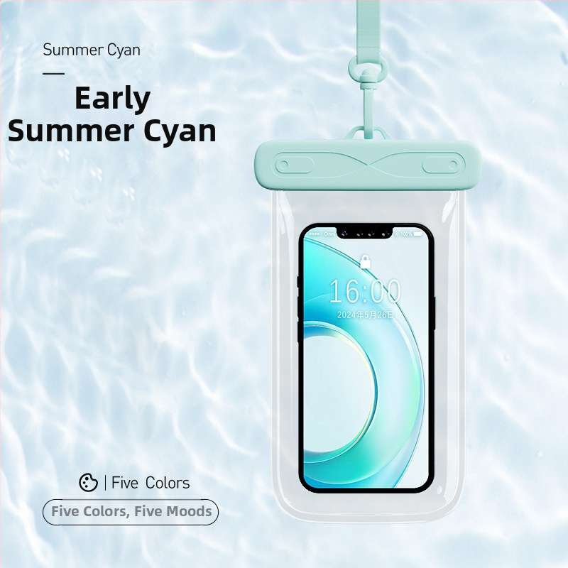 AILUNSEN Ārējā ūdensizturīgā telefona somiņa - skārienjūtīga, ABS+TPU+PVC, der telefoniem līdz 7,2 collām, ūdensizturīga auduma