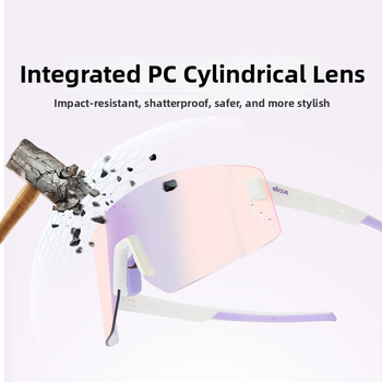 EL018 TR90 Γυαλιά ποδηλασίας, αντιανεμικά, unisex, ρυθμιζόμενες μύτες, συμβατά με διοπτρικούς φακούς