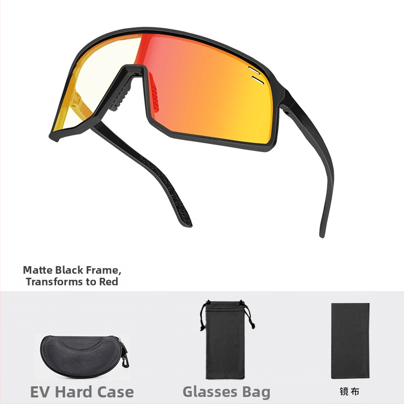 Φωτοχρωμικά γυαλιά ποδηλασίας, ημέρα και νύχτα, αντιανεμικά, με πλήρες πλαίσιο, εναλλάξιμοι φακοί