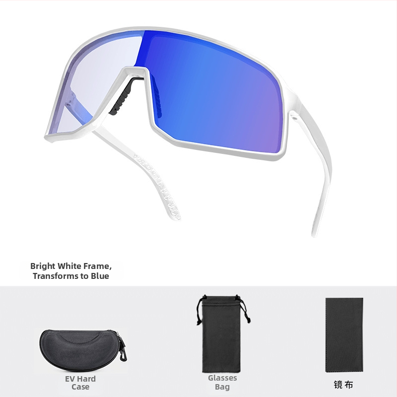 Φωτοχρωμικά γυαλιά ποδηλασίας, ημέρα και νύχτα, αντιανεμικά, με πλήρες πλαίσιο, εναλλάξιμοι φακοί