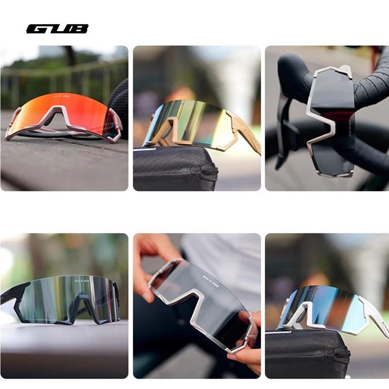 πολωμένα γυαλιά ποδηλασίας, μοντέλο 8300, υλικό PC, εναλλάξιμοι φακοί, συμβατά με γυαλιά μυωπίας