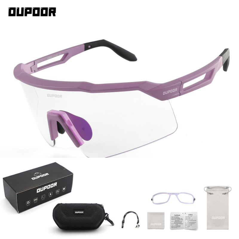 Ποδηλατικά γυαλιά XQ632 με φακούς που αλλάζουν χρώμα, αντιομίχλη, αντιανεμικά