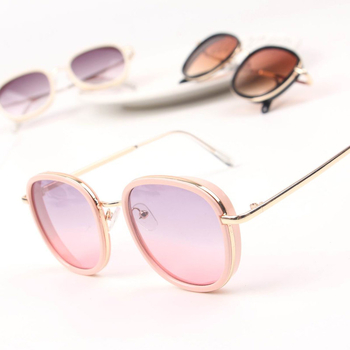 Dječje sunčane naočale, zaobljeni okvir, okvir PC+metal, leće PC, bez polarizacije, Model Aa510, VLT 80%