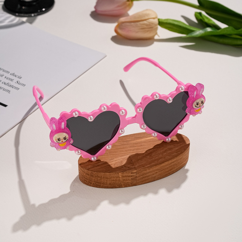 Dječje sunčane naočale u obliku srca, UV400, PC okvir, posebne reflektirajuće leće, nisu polarizirane, Kategorija 2 zaštita od sunca, Proljeće 2025, za zaštitu od sunca, putovanja, aktivnosti na otvorenom