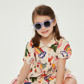 Nothing Dječje polarizirane sunčane naočale UV400, okrugli okvir, TAC leće, okvir od TPEE