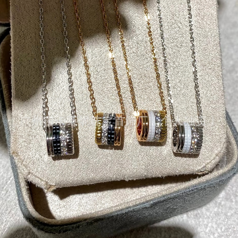 Geometrijska ogrlica od V-zlata, elektroplatirana, privjesak od legure, obična lančana ogrlica