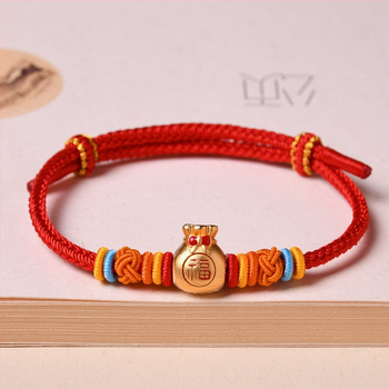 Βραχιόλι οκτώ νημάτων, χειροποίητο πλεκτό, μικτές ύλες, εθνικό στυλ, unisex, αποσπώμενο DIY