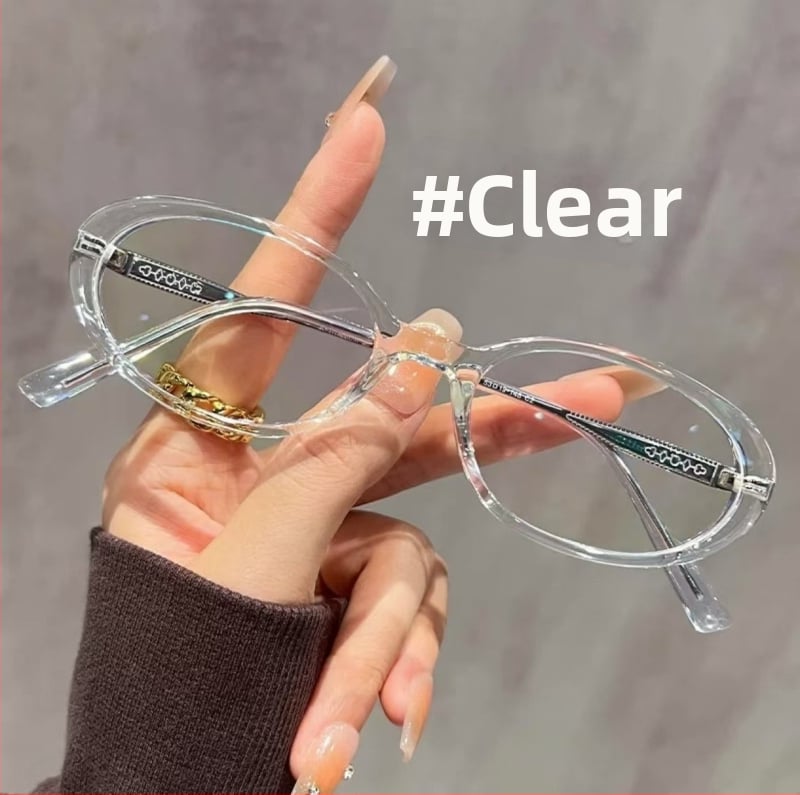 Γυναικείες γυαλιά ανάγνωσης με αντιμπλε φως, οβάλ σκελετός με πλήρη κάσα, συμβατά με φακούς με συνταγή, για ηλικιωμένους