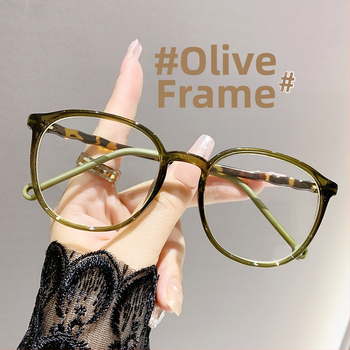 Γυαλιά ανάγνωσης με αντι-μπλε φως, στρογγυλός σκελετός, ρετρο στυλ λογοτεχνίας και τέχνης, πλαίσιο PC/μέταλλο