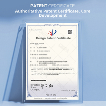 Γυαλιά ανάγνωσης με αντι-μπλε φως, πτυσσόμενα γύρω από τον λαιμό, εξαιρετικά ελαφριά μεταλλική κατασκευή, φακοί HD