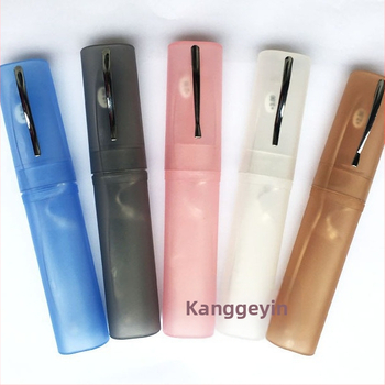 Γυαλιά ανάγνωσης με ενσωματωμένο θήκη στυλό, φακοί ρητίνης, χωρίς πλαίσιο, τετράγωνου σχήματος, μοντέλο 3001