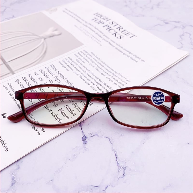 Γυαλιά ανάγνωσης με TR90 πλαίσιο, φακοί από ρητίνη με αντί-μπλε φως, πλήρες σκελετό, μοντέλα 5002/5003/5006, για ηλικιωμένους