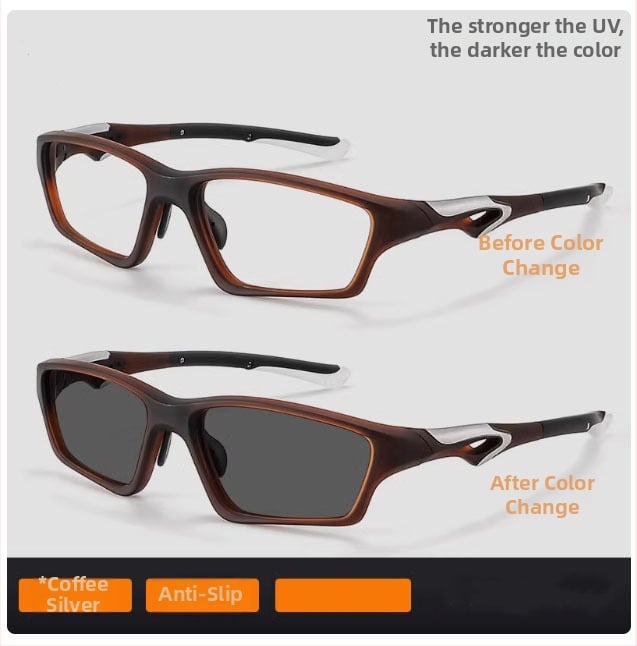 Γυαλιά ανάγνωσης για πρεσβυωπία με φωτοχρωμικούς φακούς που αλλάζουν χρώμα, διπλής χρήσης κοντά-μακριά, προστασία από μπλε φως, φακοί PC, πλήρες πλαίσιο TR90