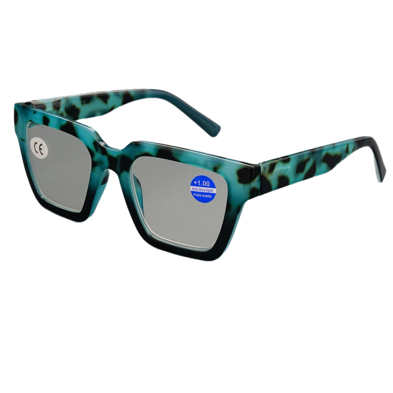 Γυαλιά ανάγνωσης με σχήμα cat-eye, μεγάλο πλαίσιο, φακοί PC, πλήρες πλαίσιο, τετράγωνο σχέδιο, Άνοιξη 2025