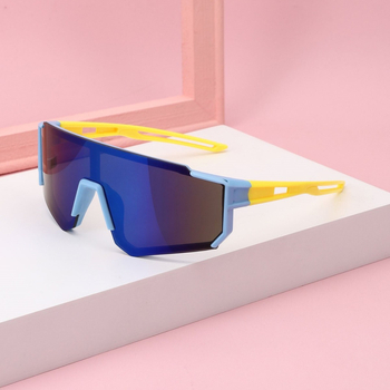 Παιδικά γυαλιά ποδηλασίας με UV400 προστασία, πλήρης σκελετός, φακοί PC, PC σκελετός, στρογγυλό σχήμα