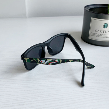 Παιδικά γυαλιά ηλίου με καρτούν σχέδιο, πολωμένα UV400, πλήρες πλαίσιο από ρητίνη, φακοί από ρητίνη