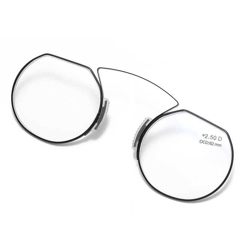 MoAron γυαλιά ανάγνωσης, ακρυλικοί φακοί, αντι-μπλε φως, μεταλλικό πλαίσιο, πολύγωνος σχεδιασμός