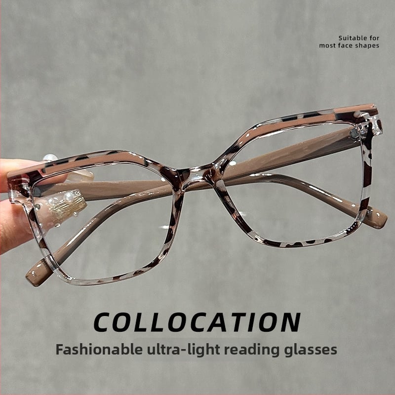 Γυαλιά ανάγνωσης με αντι-μπλε φως, τετράγωνος πλήρης σκελετός από πολυκαρβονικό, για ενήλικες