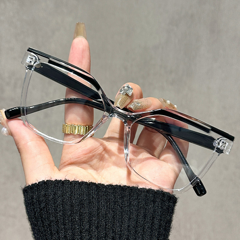 Γυαλιά ανάγνωσης με αντι-μπλε φως, τετράγωνος πλήρης σκελετός από πολυκαρβονικό, για ενήλικες