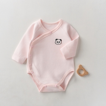 Trokutasti bebini romper 0–1 godina, debeli materijal Shu velvet cotton (95% pamuka), bez šavova, dugi rukavi