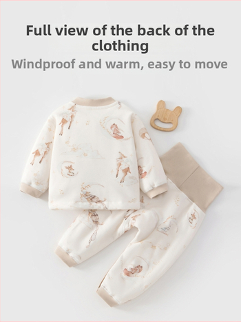 Set bebi kombinezona, kviliran i debeli, 100% pamuk, novorođenče 0–1 godina, unisex