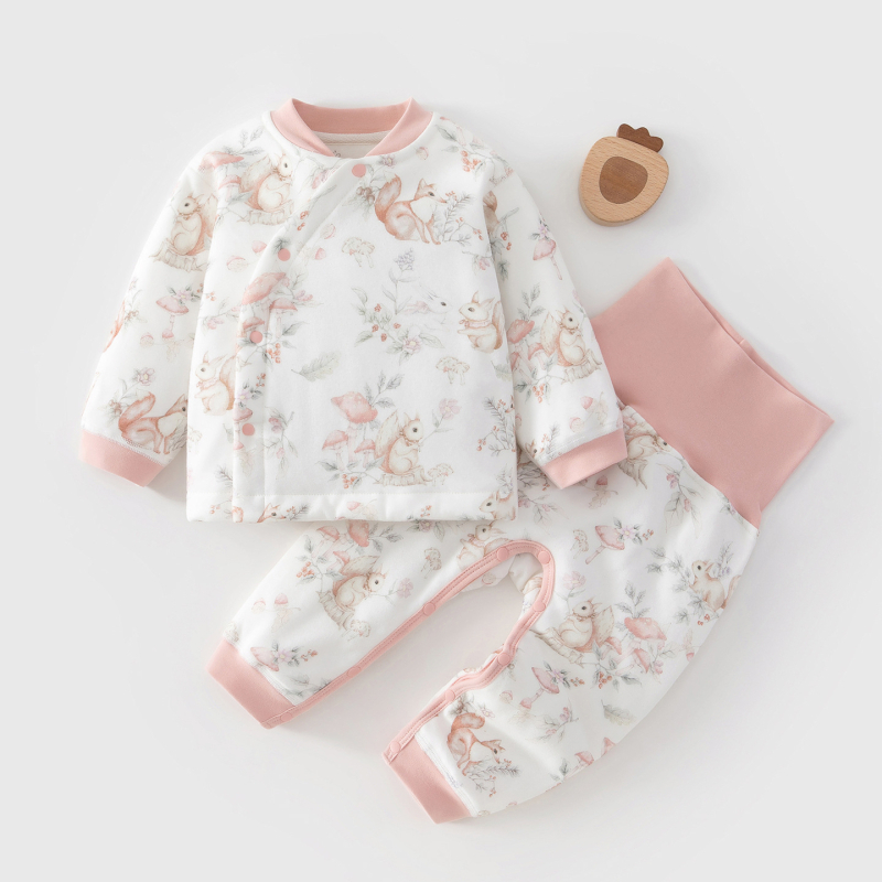 Set bebi kombinezona, kviliran i debeli, 100% pamuk, novorođenče 0–1 godina, unisex
