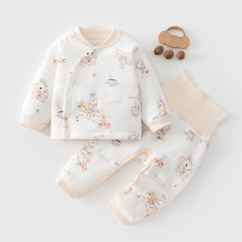 Set bebi kombinezona, kviliran i debeli, 100% pamuk, novorođenče 0–1 godina, unisex