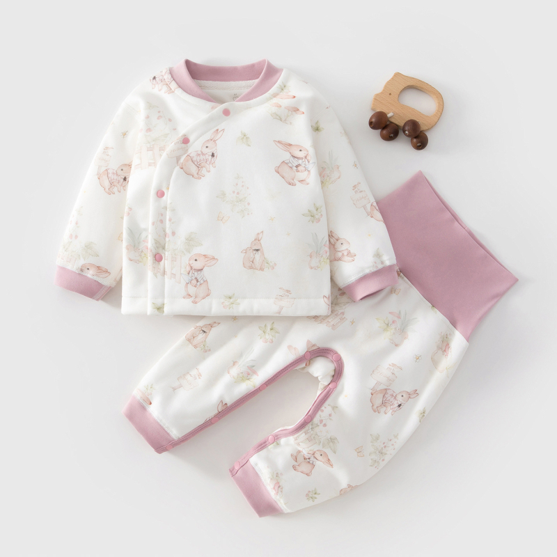 Set bebi kombinezona, kviliran i debeli, 100% pamuk, novorođenče 0–1 godina, unisex