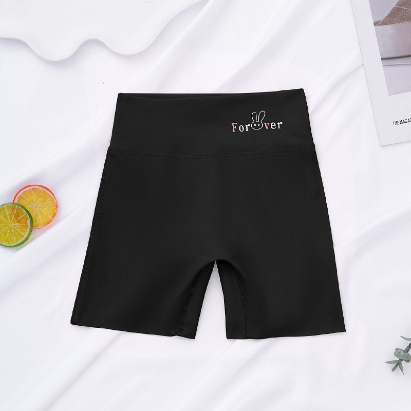 Dječje ljetne besprijekorne kratke legice za djevojčice, visokim strukom, Shark skin materijal, 95% najlona, mekan završetak, crtani uzorak