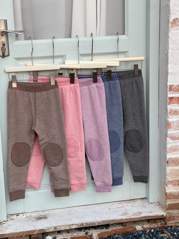 Dječje quilted hlače od svile i ovčje vune, visokog struka, unisex, zimske