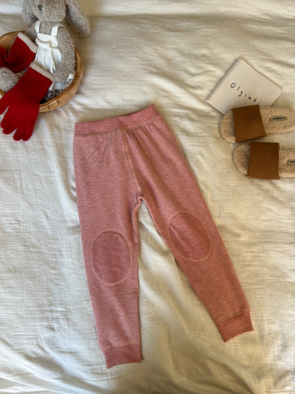 Dječje quilted hlače od svile i ovčje vune, visokog struka, unisex, zimske