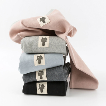 Meitenēm kokvilnas augstas jostas bikses, 95% kokvilna, korejiešu stila, vecums 3–8 gadi, pavasaris un rudens