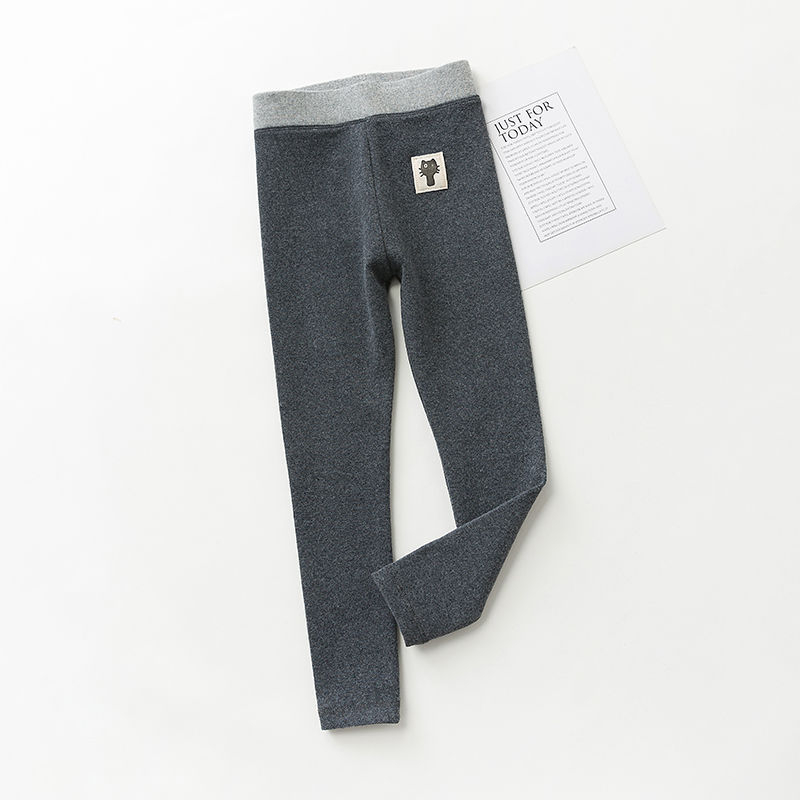 Meitenēm kokvilnas augstas jostas bikses, 95% kokvilna, korejiešu stila, vecums 3–8 gadi, pavasaris un rudens