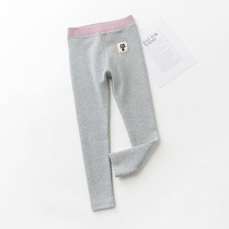 Meitenēm kokvilnas augstas jostas bikses, 95% kokvilna, korejiešu stila, vecums 3–8 gadi, pavasaris un rudens