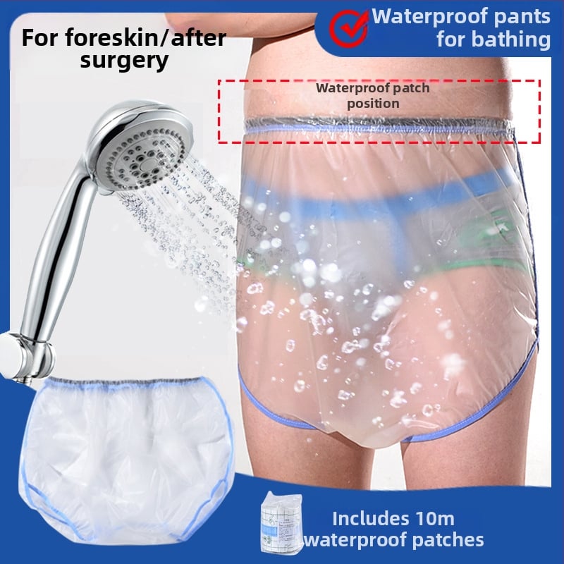 Постоперативни детски боксерки за грижа след циркумцизия — дишащи памучни трикотажни боксерки за момчета, средна талия, основно влакно 90–95% памук; подплата в чатала 95–100% памук