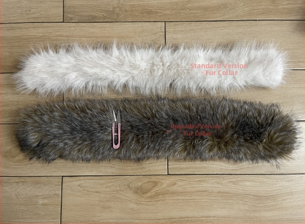 Памучно подплатено яке с качулка, изкуствен пух около яка, цип за закопчаване, дебела подплата, слим фит