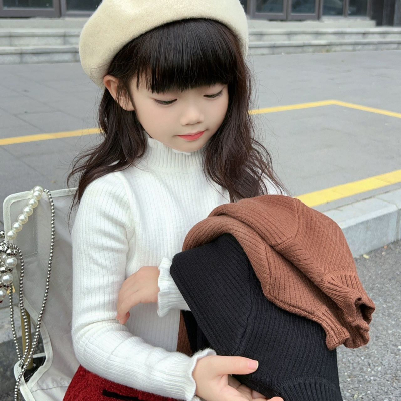 Παιδικό πλεκτό πουλόβερ (για νεογέννητα, μακριά μανίκια, στρογγυλή λαιμόκοψη, κουμπιών σε σειρά, παχύτερο ύφασμα)