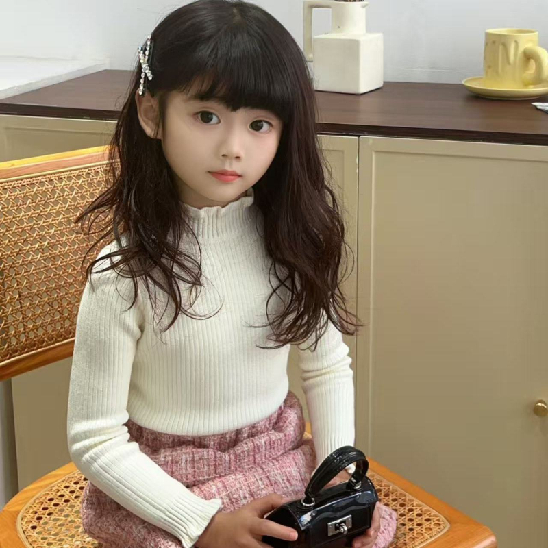 Παιδικό πλεκτό πουλόβερ (για νεογέννητα, μακριά μανίκια, στρογγυλή λαιμόκοψη, κουμπιών σε σειρά, παχύτερο ύφασμα)