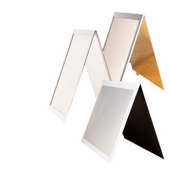 Salokāma gaismas difuzora plāksne rotaslietu fotografēšanai, PVC, 0.15 kg