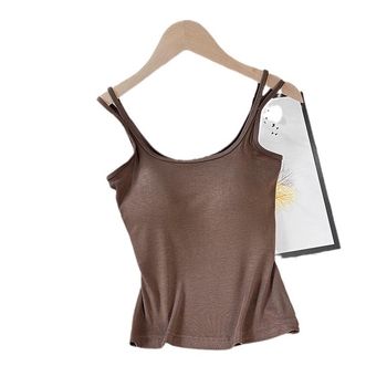 Ženska svilena camisola, pulover stil, Slim verzija, obična duljina 50–65 cm, Mulberry svila mješavina ≤30%, visoka elastičnost, naramenice neodvojive