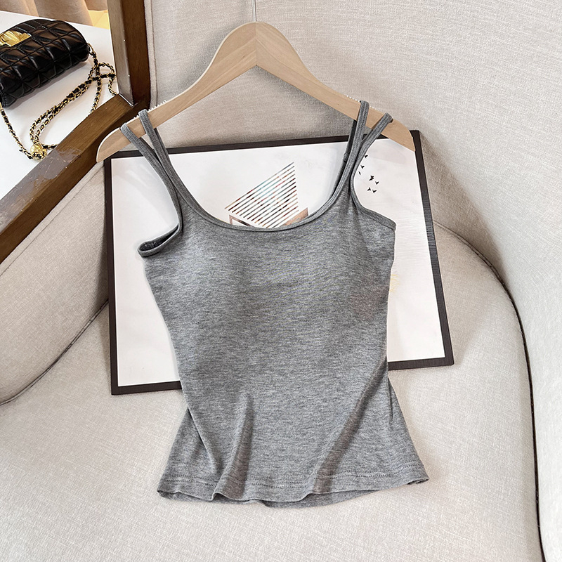 Ženska svilena camisola, pulover stil, Slim verzija, obična duljina 50–65 cm, Mulberry svila mješavina ≤30%, visoka elastičnost, naramenice neodvojive