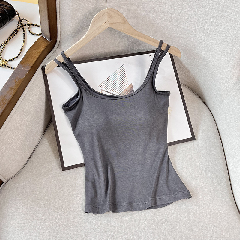 Ženska svilena camisola, pulover stil, Slim verzija, obična duljina 50–65 cm, Mulberry svila mješavina ≤30%, visoka elastičnost, naramenice neodvojive