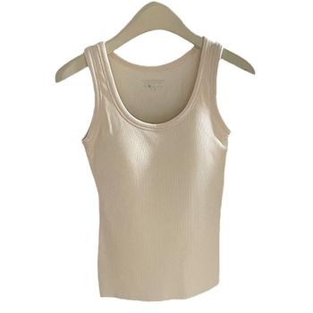 Vesta sa širokim ramenima, kaiš za prsa i napunjene košarice, uski unutarnji top, korejski stil, gusta viskozna tkanina 251–300 g/m²