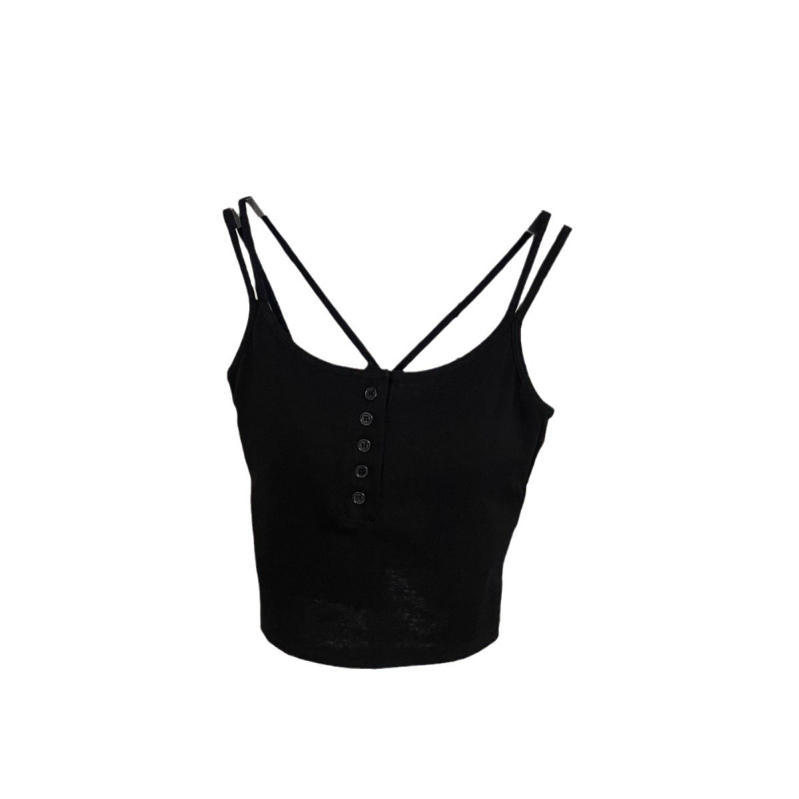 Pamukasta kamizola s prednjim kopčama, stražnjim križnim remenima i integriranim latexnim jastučićem za prsa (70-80% pamuka)