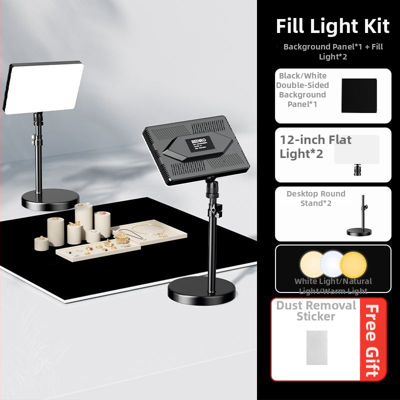 Divpusīgs flokēts foto fons, bieza necaurlaidīga melna fona tortēm un juvelierizstrādājumiem