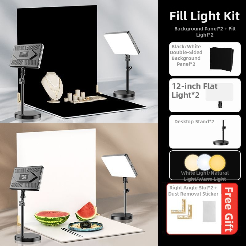 Divpusīgs flokēts foto fons, bieza necaurlaidīga melna fona tortēm un juvelierizstrādājumiem